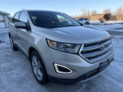 Gold 2018 Ford Edge Titanium for sale in Wayland, MI