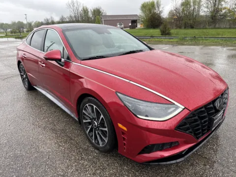 Red 2021 Hyundai Sonata Limited for sale in Wayland, MI