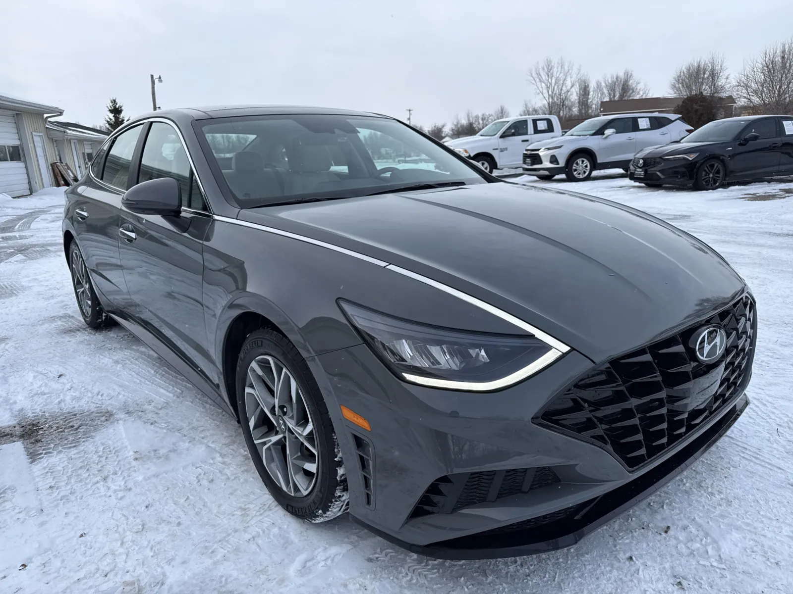 Gray 2023 Hyundai Sonata SEL for sale in Wayland, MI