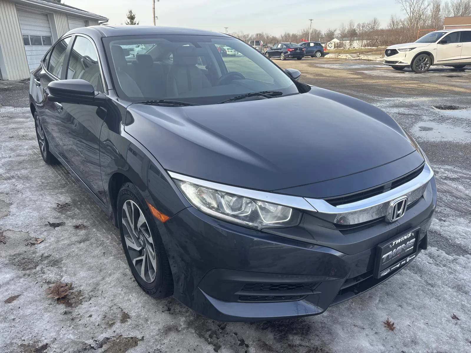 Blue 2017 Honda Civic Sedan EX for sale in Wayland, MI