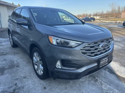 Gray 2024 Ford Edge Titanium for sale in Wayland, MI