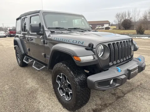 Gray 2023 Jeep Wrangler 4xe Rubicon for sale in Wayland, MI