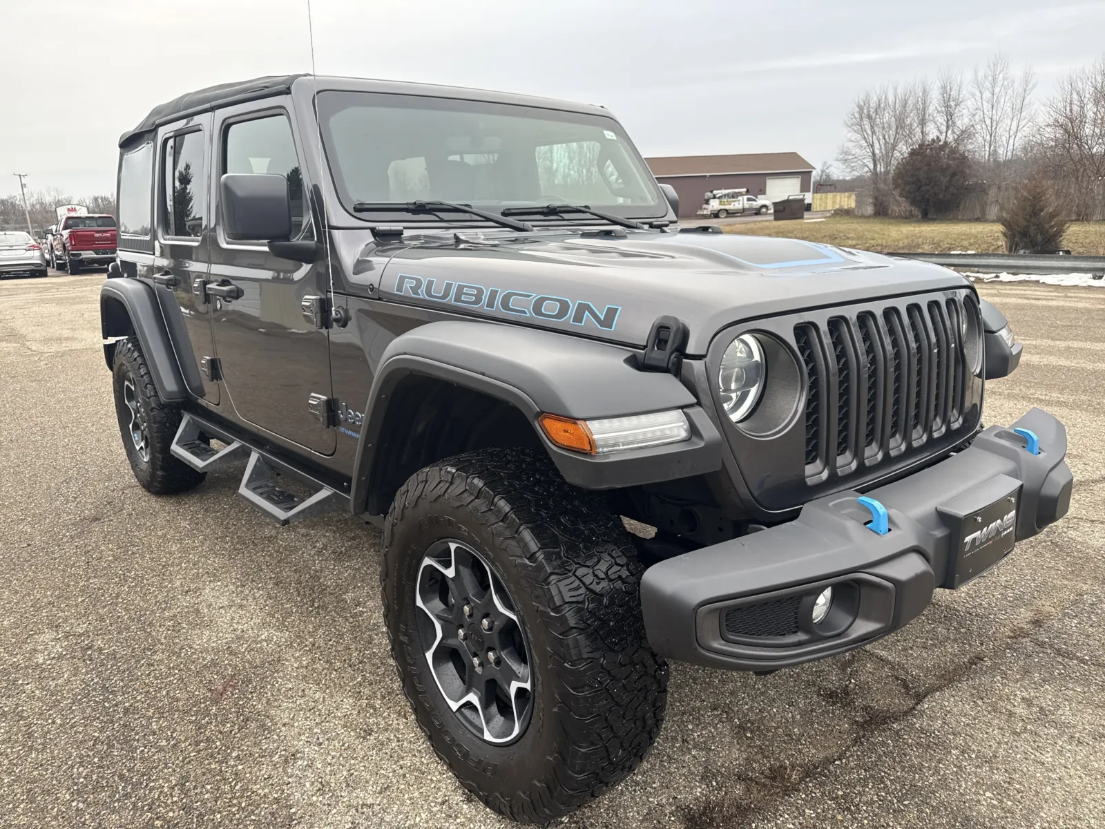 Gray 2023 Jeep Wrangler 4xe Rubicon for sale in Wayland, MI