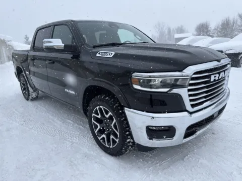 Black 2025 Ram 1500 Laramie for sale in Wayland, MI