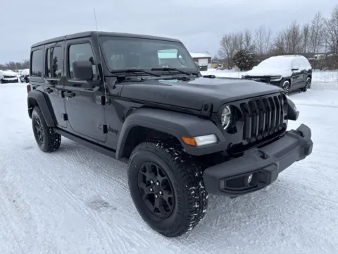 Black 2022 Jeep Wrangler Unlimited Willys for sale in Wayland, MI