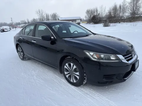 Black 2015 Honda Accord Sedan LX for sale in Wayland, MI