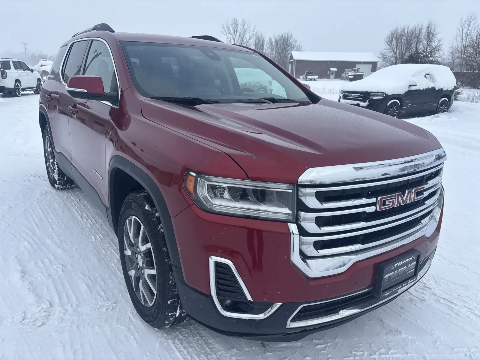 Red 2023 GMC Acadia SLT for sale in Wayland, MI