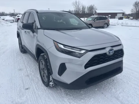 Silver 2024 Toyota RAV4 Hybrid LE for sale in Wayland, MI