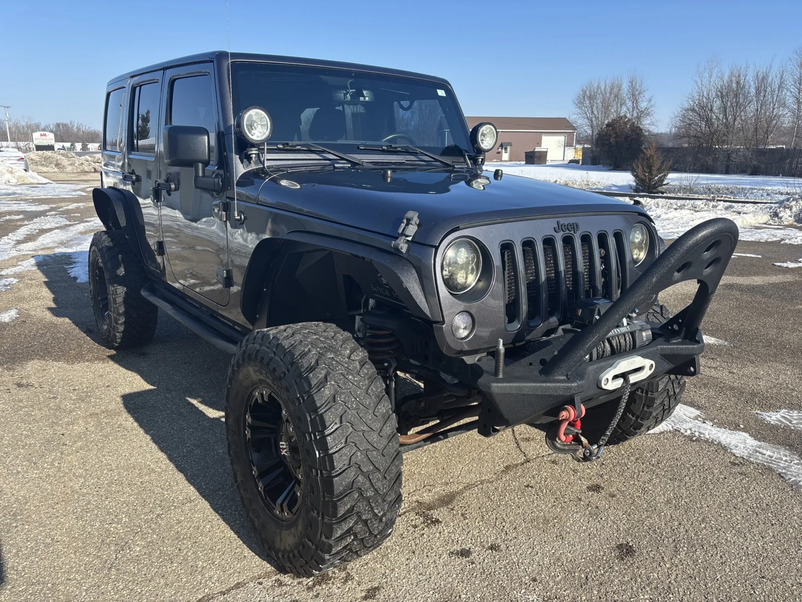 Gray 2016 Jeep Wrangler Unlimited Backcountry for sale in Wayland, MI