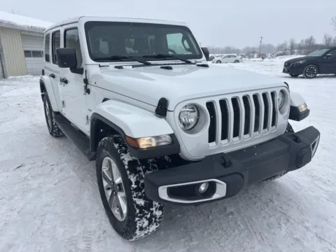 White 2019 Jeep Wrangler Unlimited Sahara for sale in Wayland, MI