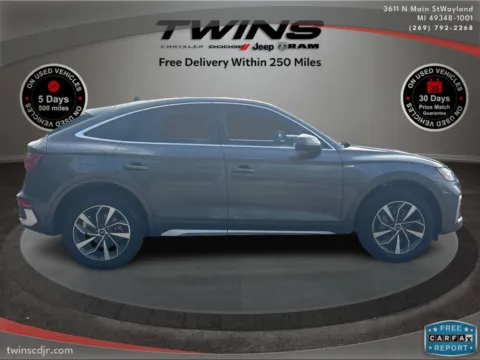 Photos of 2022 Audi Q5 Sportback S line Premium Plus for sale in Wayland, MI at Twins Chrysler Dodge Jeep Ram