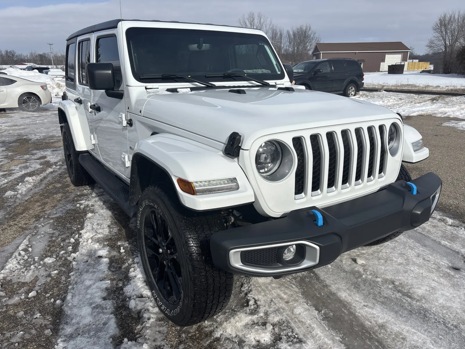 White 2023 Jeep Wrangler 4xe Sahara for sale in Wayland, MI