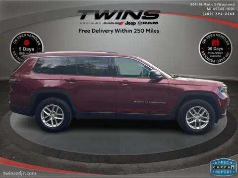 Photos of 2023 Jeep Grand Cherokee L Laredo for sale in Wayland, MI at Twins Chrysler Dodge Jeep Ram