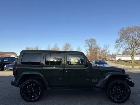 Photos of 2022 Jeep Wrangler 4xe Unlimited Sahara for sale in Wayland, MI at Twins Chrysler Dodge Jeep Ram