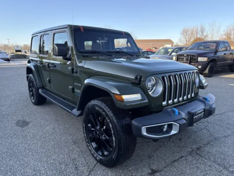Green 2022 Jeep Wrangler 4xe Unlimited Sahara for sale in Wayland, MI