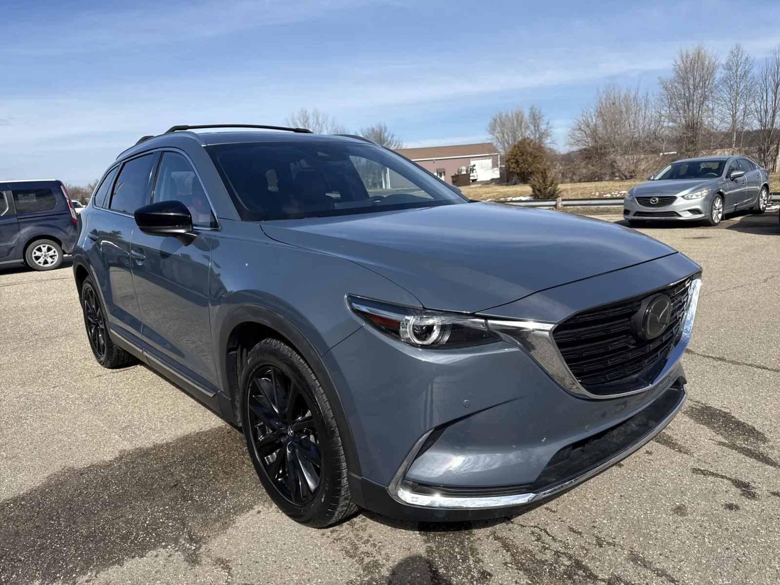 Gray 2023 Mazda CX-9 Carbon Edition for sale in Wayland, MI