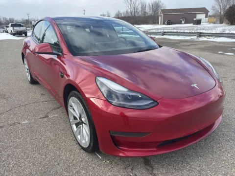 Red 2022 Tesla Model 3 STANDARD RANGE for sale in Wayland, MI