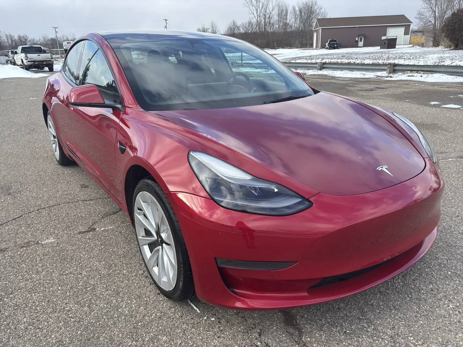 Red 2022 Tesla Model 3 STANDARD RANGE for sale in Wayland, MI