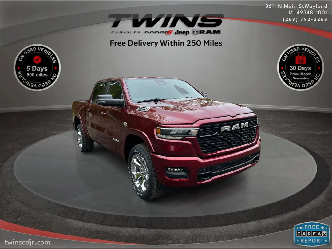 Red 2026 Ram 1500 Big Horn for sale in Wayland, MI