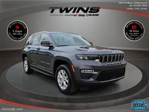 Gray 2023 Jeep Grand Cherokee Limited for sale in Wayland, MI