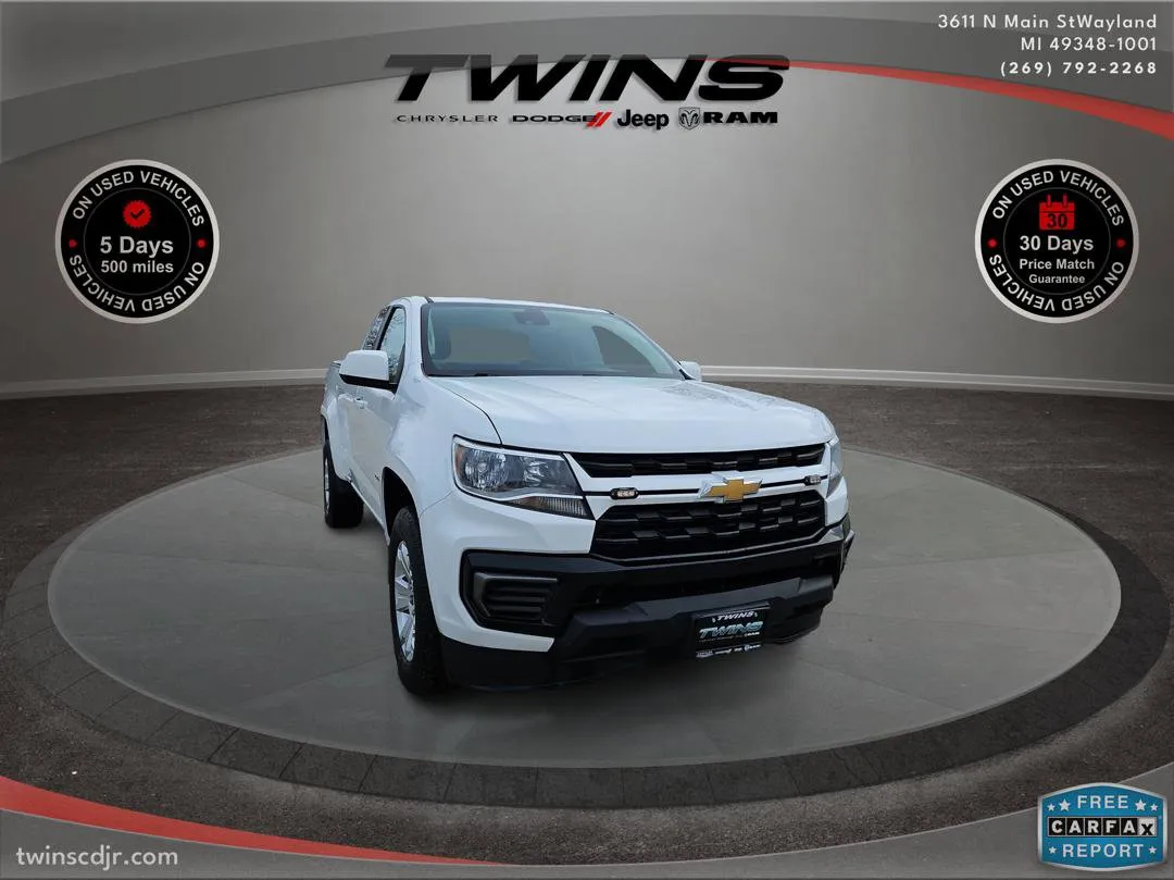 White 2022 Chevrolet Colorado 2WD LT for sale in Wayland, MI