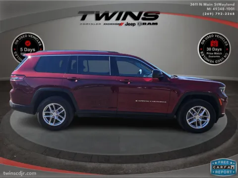 Photos of 2023 Jeep Grand Cherokee L Laredo for sale in Wayland, MI at Twins Chrysler Dodge Jeep Ram