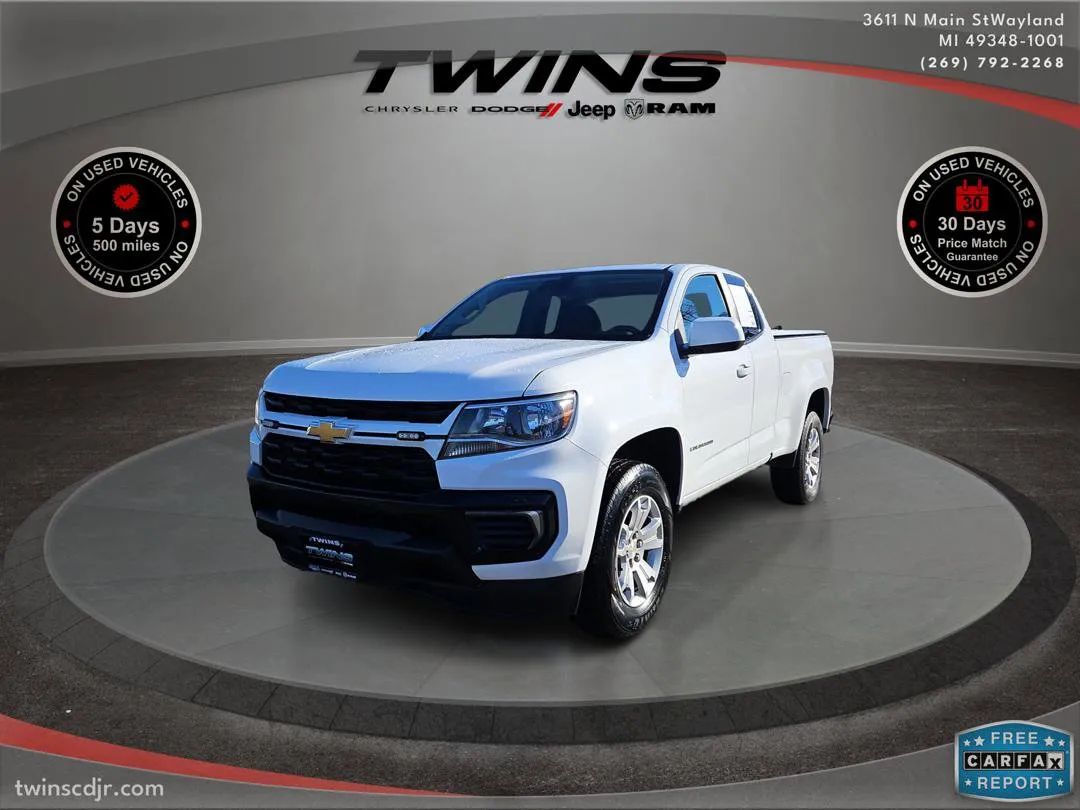 White 2021 Chevrolet Colorado 2WD LT for sale in Wayland, MI
