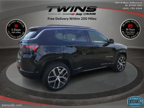 Another view of 2024 Jeep Compass Limited for sale in Wayland, MI at Twins Chrysler Dodge Jeep Ram