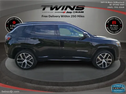 Photos of 2024 Jeep Compass Limited for sale in Wayland, MI at Twins Chrysler Dodge Jeep Ram