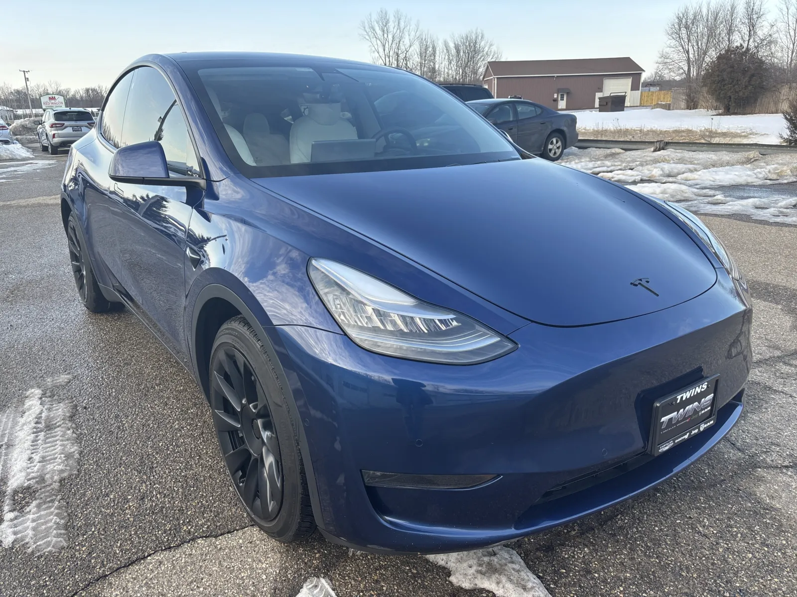 Red 2021 Tesla Model Y Long Range for sale in Wayland, MI