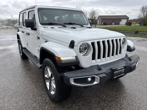 White 2020 Jeep Wrangler Unlimited Sahara for sale in Wayland, MI