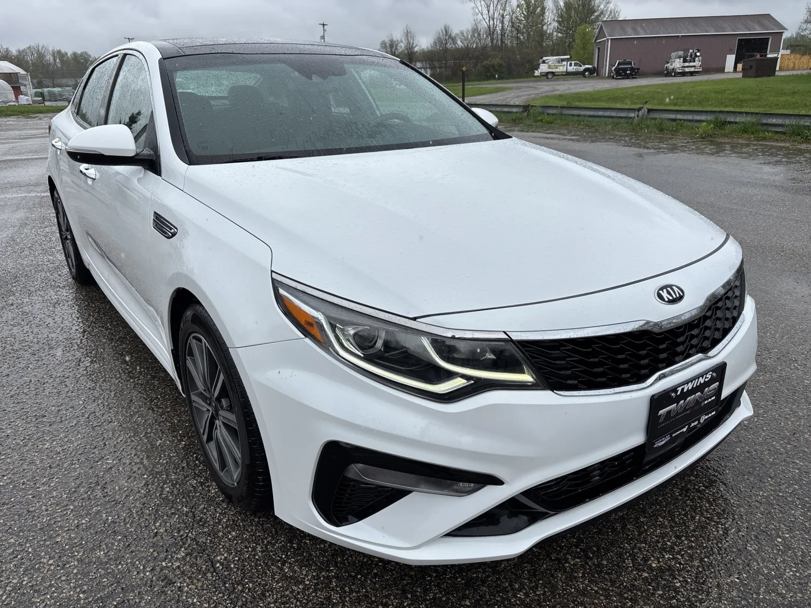 White 2020 Kia Optima EX Premium for sale in Wayland, MI