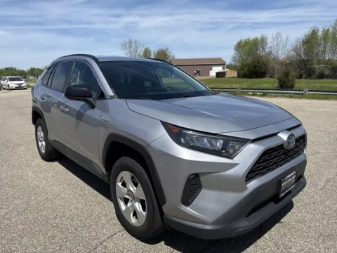Silver 2021 Toyota RAV4 Hybrid LE for sale in Wayland, MI
