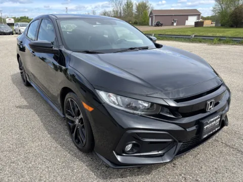 Black 2021 Honda Civic Hatchback Sport for sale in Wayland, MI