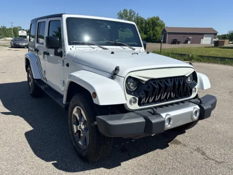 White 2017 Jeep Wrangler Unlimited Sahara for sale in Wayland, MI