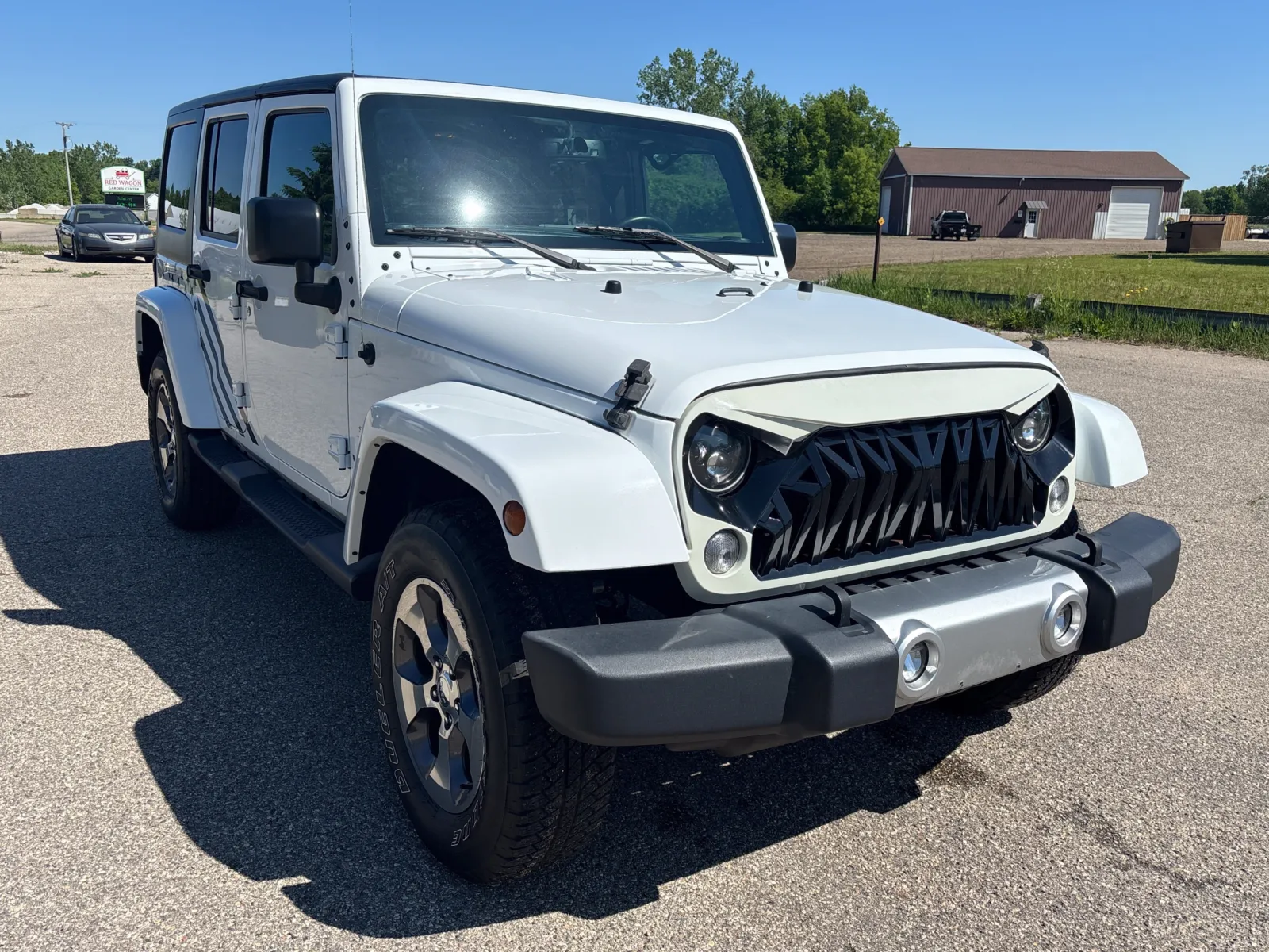 White 2017 Jeep Wrangler Unlimited Sahara for sale in Wayland, MI
