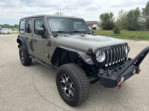 Black 2018 Jeep Wrangler Unlimited Sahara for sale in Wayland, MI