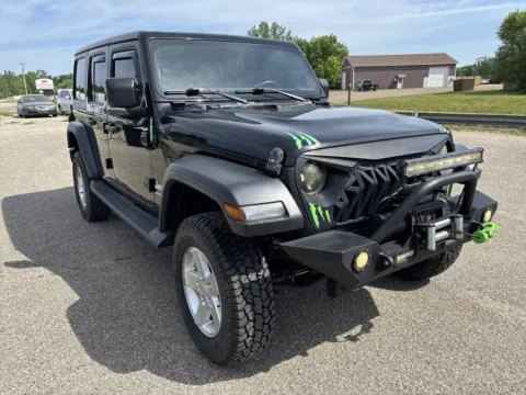 Black 2019 Jeep Wrangler Unlimited Sport S for sale in Wayland, MI
