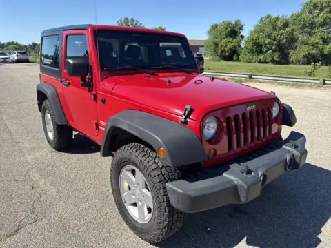 Red 2012 Jeep Wrangler Sport for sale in Wayland, MI