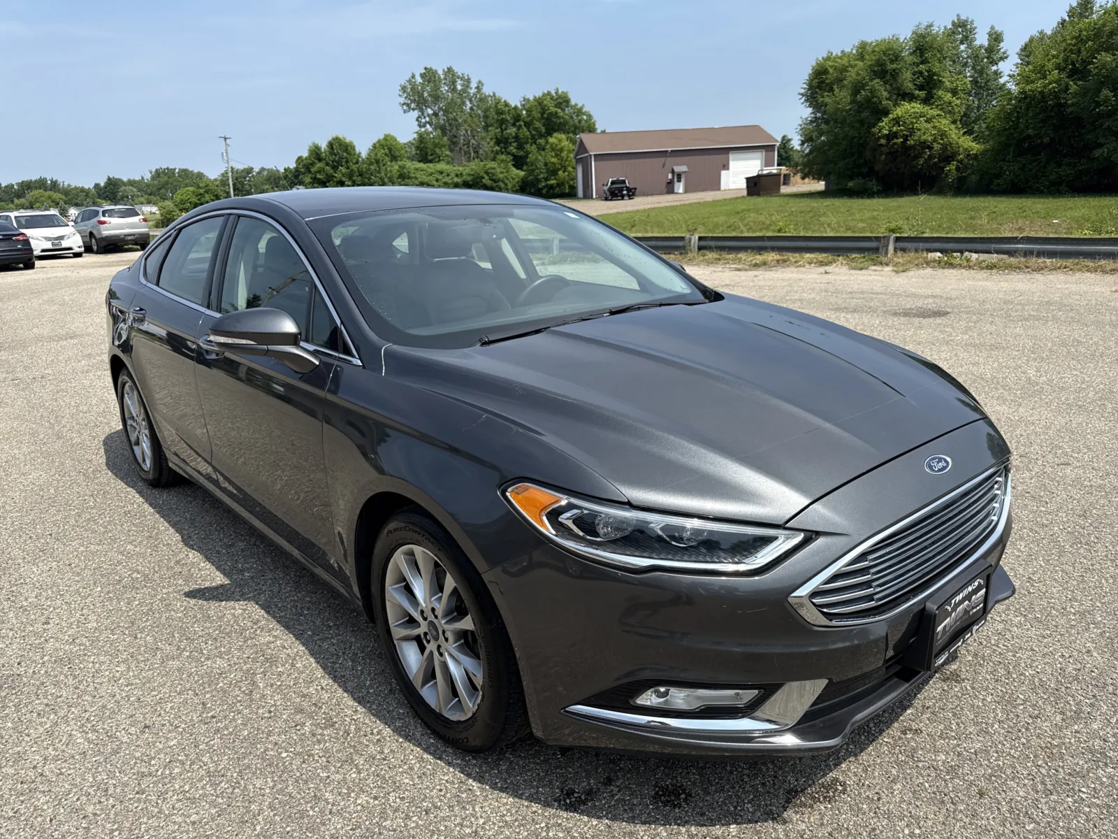 Gray 2017 Ford Fusion SE for sale in Wayland, MI