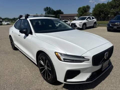 White 2023 Volvo S60 Recharge Plug-In Hybrid Plus Dark Theme for sale in Wayland, MI