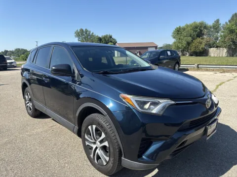 Blue 2018 Toyota RAV4 LE for sale in Wayland, MI