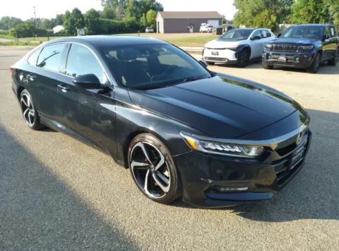Black 2019 Honda Accord Sedan Sport 1.5T for sale in Wayland, MI