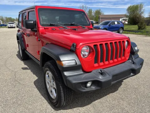 Red 2020 Jeep Wrangler Unlimited Sport S for sale in Wayland, MI