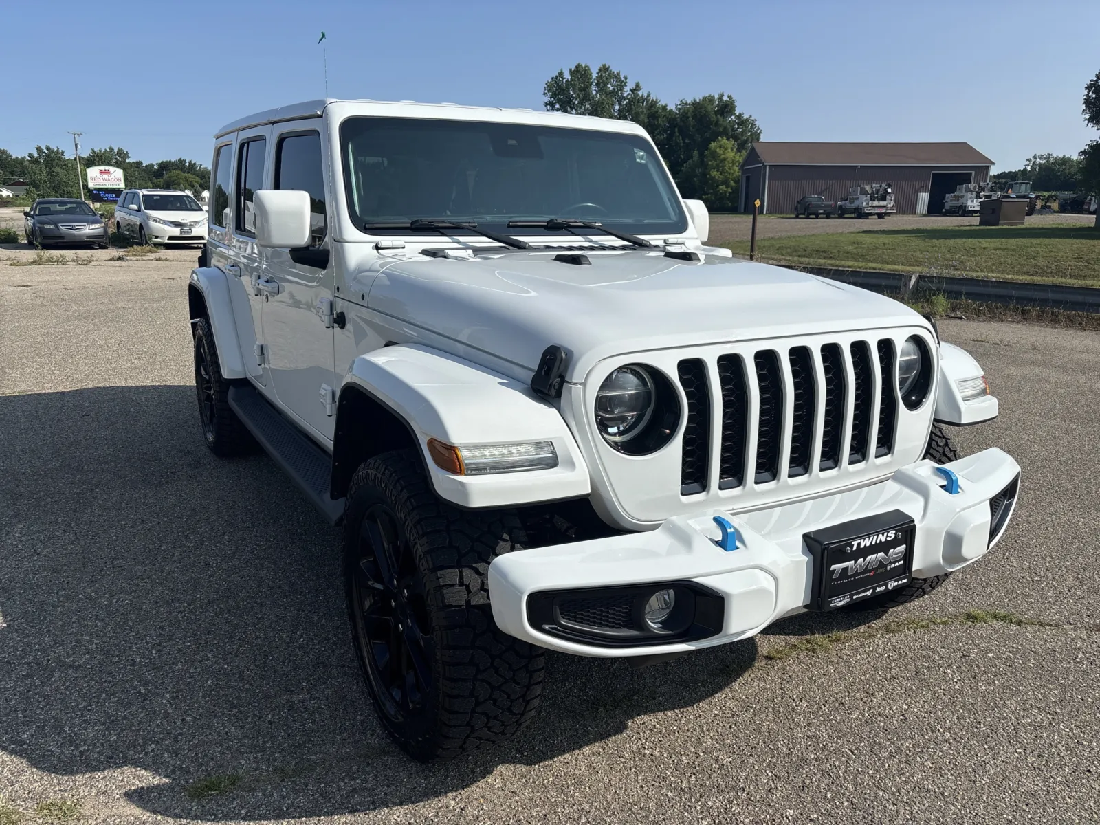 White 2021 Jeep Wrangler 4xe Unlimited Sahara High Altitude for sale in Wayland, MI