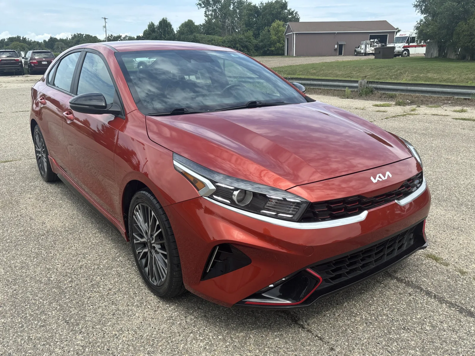 Orange 2023 Kia Forte GT-Line for sale in Wayland, MI