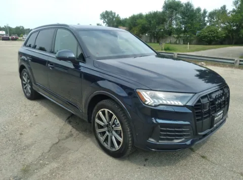 Blue 2023 Audi Q7 Premium Plus for sale in Wayland, MI