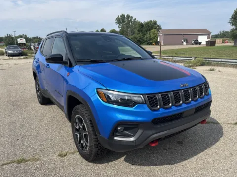 Blue 2025 Jeep Compass Trailhawk for sale in Wayland, MI