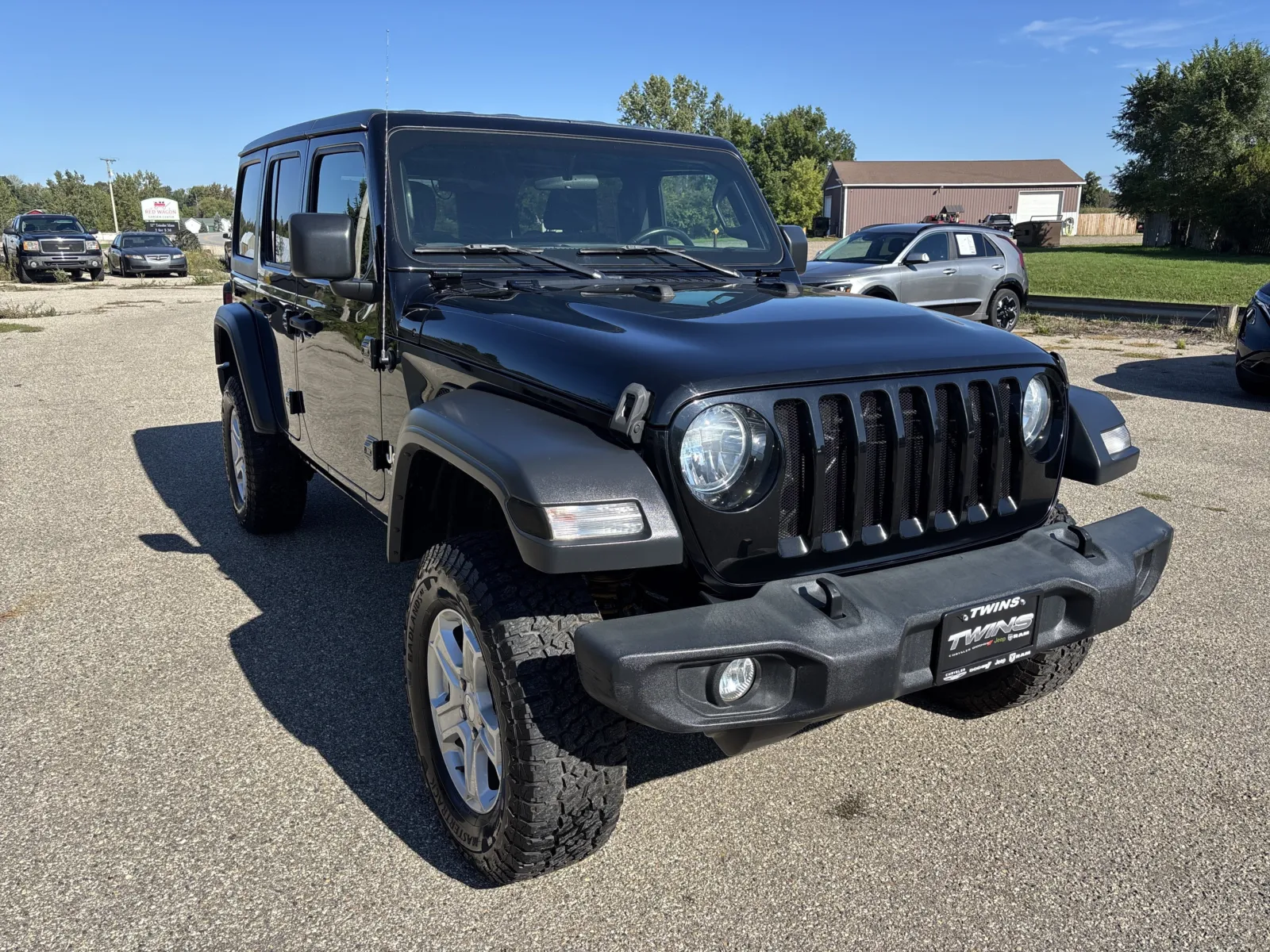 Black 2019 Jeep Wrangler Unlimited Sport S for sale in Wayland, MI