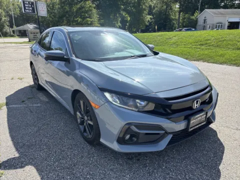 Blue 2021 Honda Civic Hatchback EX for sale in Wayland, MI